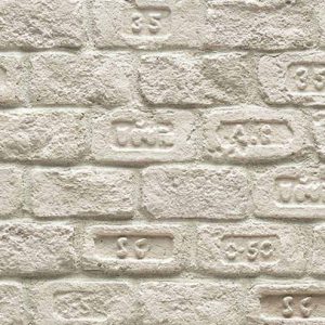 Letter Brick Tuğla Kaplama - Beyaz